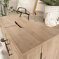 Sauder Craft Workstation with Storage in Khaki Pine, , large