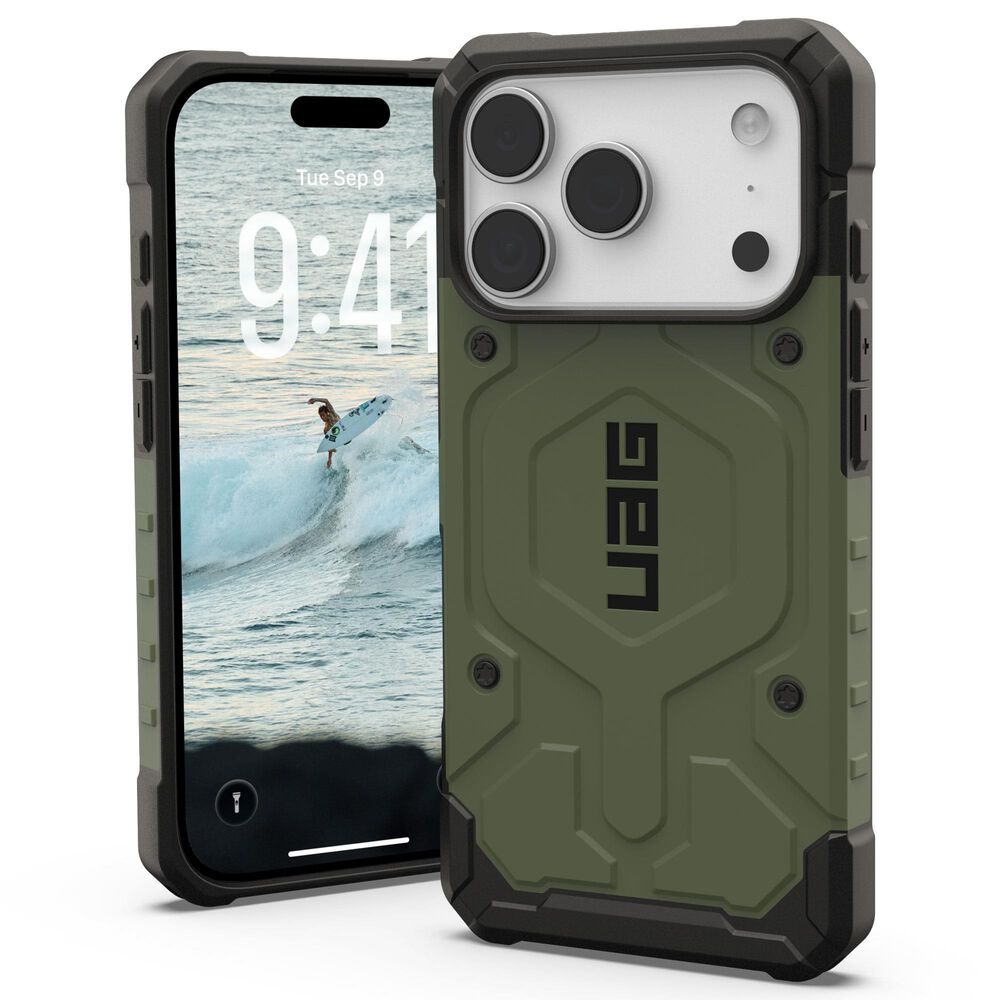 UAG Urban Armor Gear (uag) - Pathfinder Magsafe Case For Apple 2025 Iphone 6.3 Pro - Olive, , large