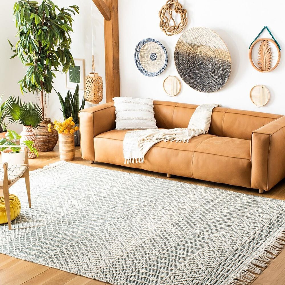 Safavieh Natura 8&#39; x 10&#39; Green Area Rug, , large