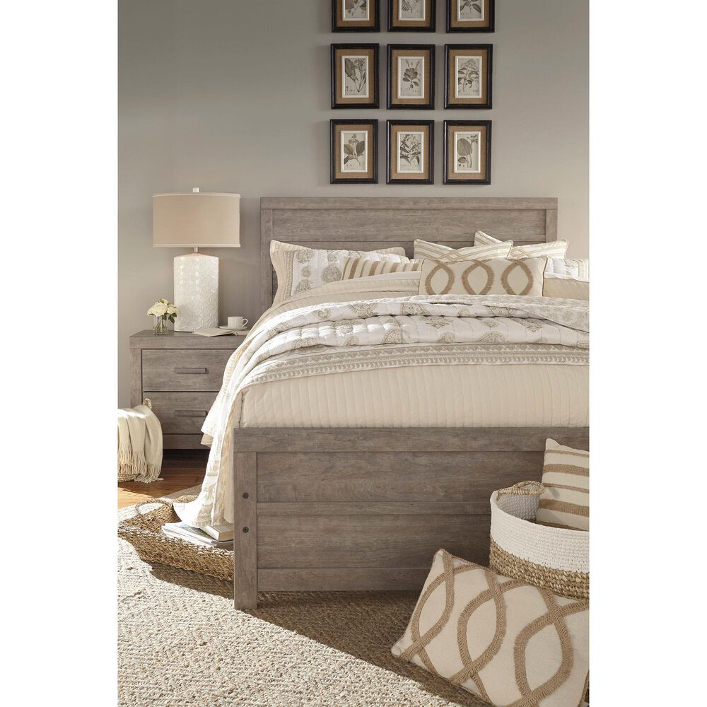 Signature Design by Ashley Culverbach 4 Piece King Bedroom Set in Driftwood Gray, , large