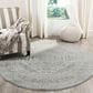 Safavieh Adirondack ADR108T-6R 6" x 6"  Slate/Ivory Round Rug, , large
