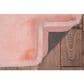 Linon Maven Faux Rabbit 5" x 7" Pink Area Rug, , large