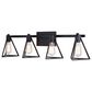 Vaxcel Ravenna 4-Light Bathroom Vanity in Matte Black, , large