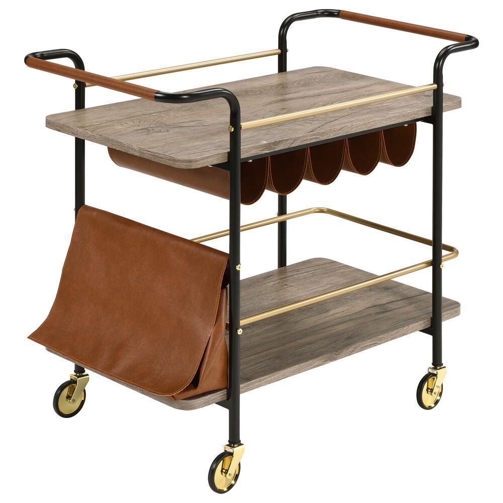 Naude Serving Cart in Natural, , large