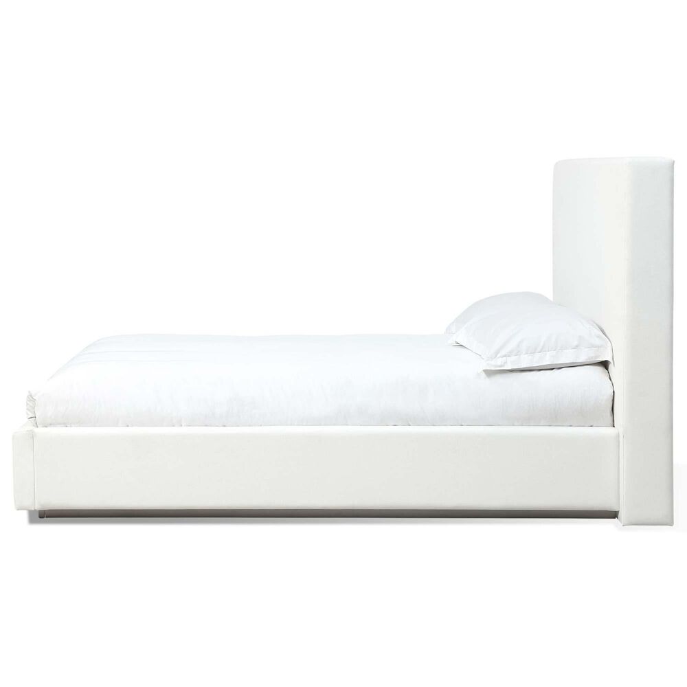 Urban Home One Pearl Queen Upholstered Panel Bed in Pearl, , large