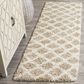 Safavieh Dallas Shag SGD258D-28 2"3" x 8" Beige/Ivory Runner, , large