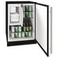 U-Line 4.2 Cu. Ft. Compact Refrigerator with Ice Make in Stainless Steel, , large