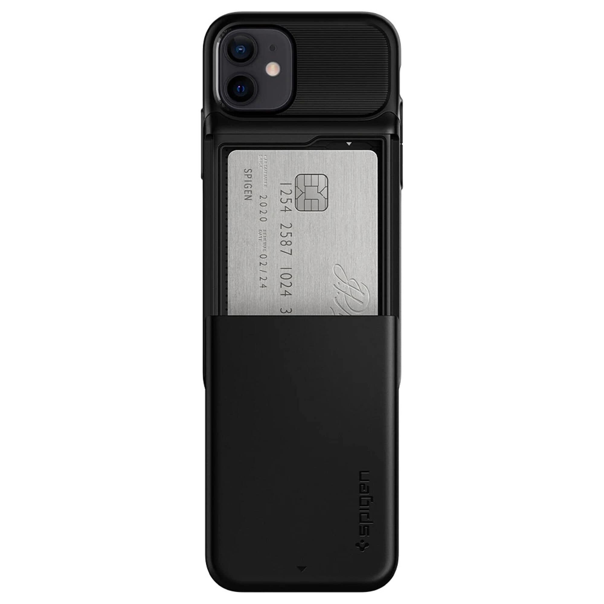 Spigen slim armor wallet case for apple iphone 12 mini clearance