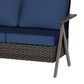 Sunwell Garden 3-Piece Patio Chat Set in Navy, , large