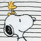 Lambs and Ivy Classic Snoopy 3-Piece Baby Crib Bedding Set in White, Black and Gray, , large