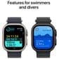 Apple Watch Ultra 2 GPS + Cellular 49mm Black Titanium Case with Black Titanium Milanese Loop - S, , large