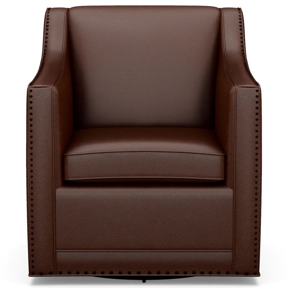 Lexington Furniture Barrier Leather Swivel Chair, , large