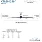 Minka-Aire Xtreme 96" Ceiling Fan in Coal, , large
