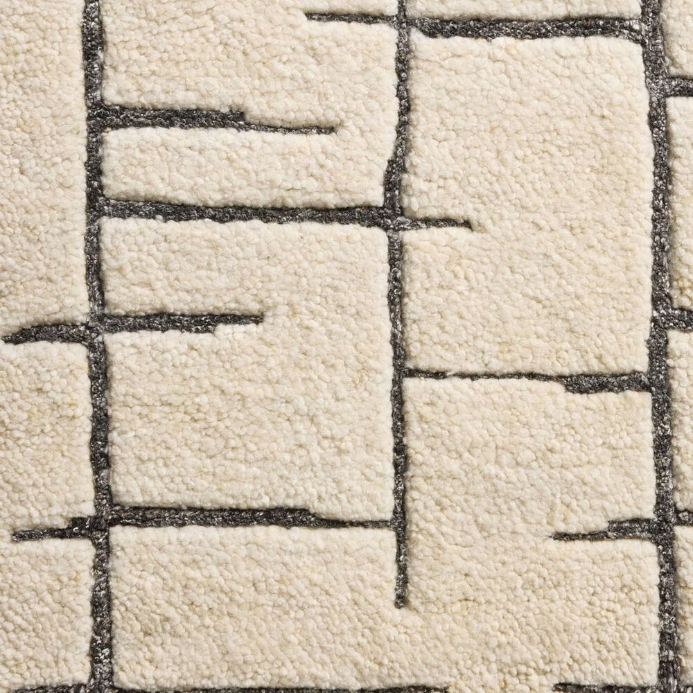 Loloi Octavia 2&#39;9&quot; x 8&#39; Ivory and Charcoal Runner, , large