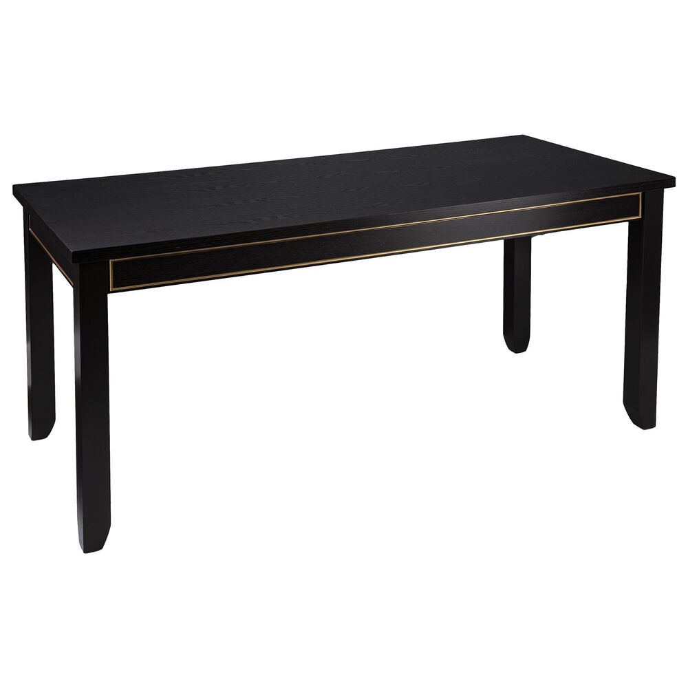 Southern Enterprises Marradi Dining Table in Black/Gold, , large