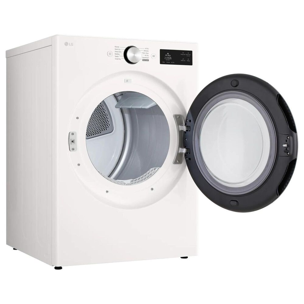 LG 7.4 Cu. Ft. Smart Front Load Gas Dryer with TurboSteam in Alphine White, , large