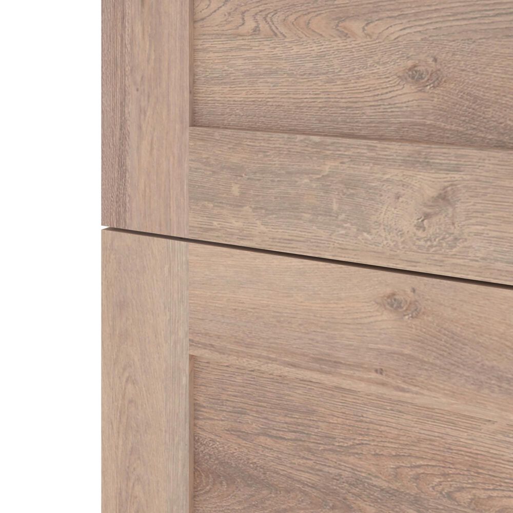 Bestar Pur Closet Organizer with 3-Drawer in Rustic Brown, , large