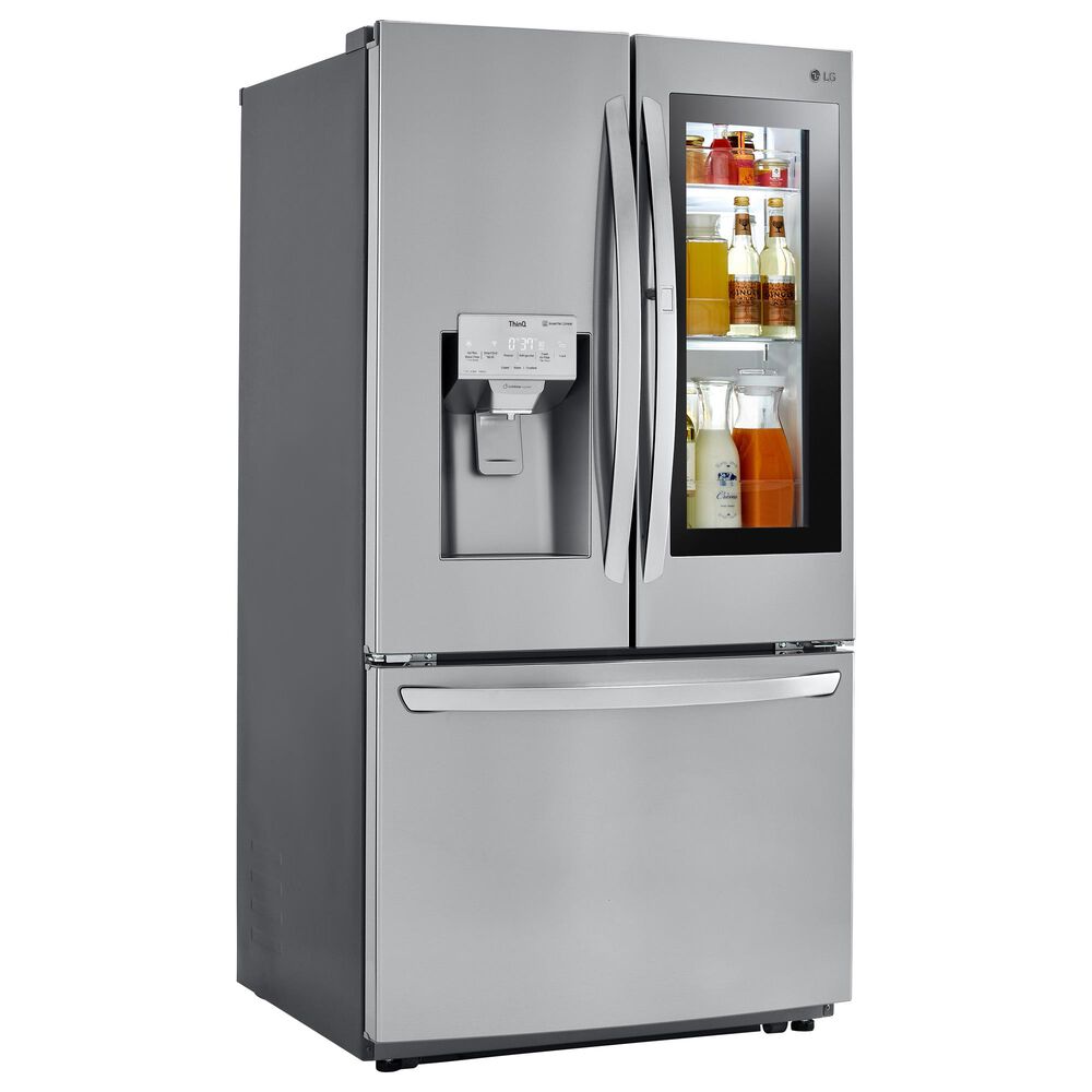 Lg 26 Cu Ft Smart Wi Fi Enabled Instaview Door In Door Refrigerator In Stainless Steel Nebraska Furniture Mart
