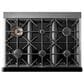Unique Appliances Classic Retro 36" Pro Convection Gas Range in Midnight Black, , large