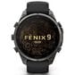 Garmin fenix 9 Pro Smartwatch 47mm Carbon Gray DLC Titanium with Black and Pebble Gray Silicone Band, , large