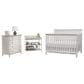 Sorelle Farmhouse 3-Piece Nursery Set in Chocolate and White, , large