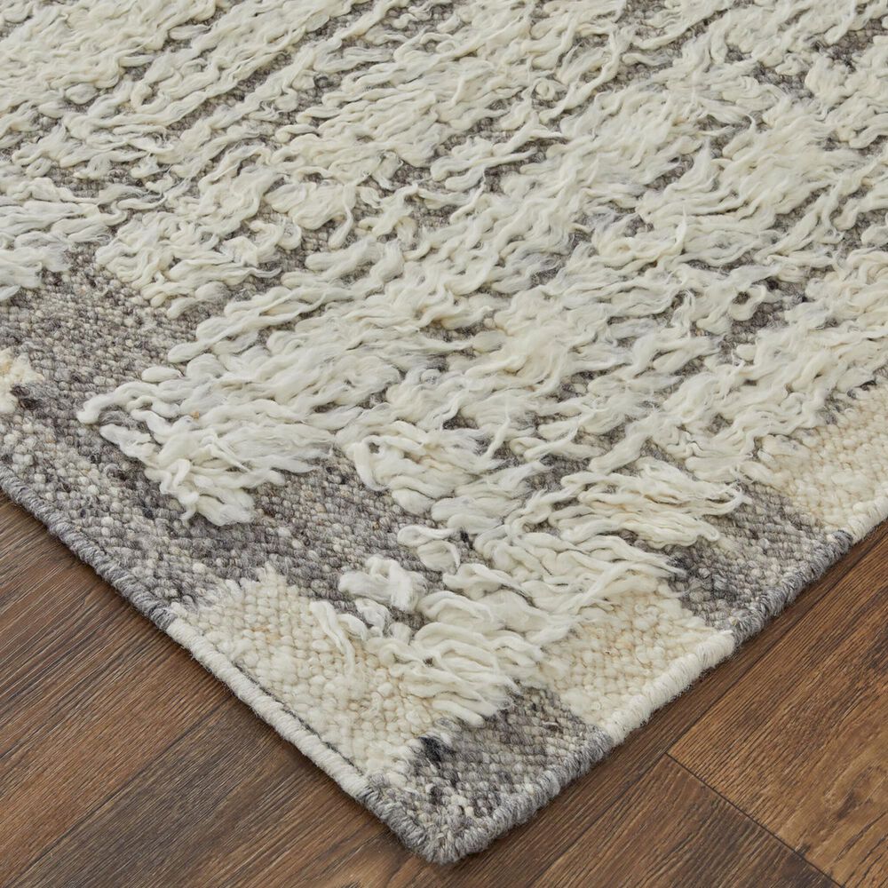 Feizy Ashby 8906F 3&#39;6&quot; x 5&#39;6&quot; Ivory and Gray Area Rug, , large