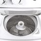 GE Appliances 27" Spacemaker Stack Washer With Electric Dryer in White, , large