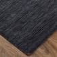 Feizy Luna 8" x 11" Black Area Rug, , large