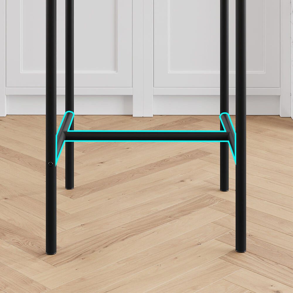 GARVEE 25.5" Bar Stool in Black (Set of 4), , large