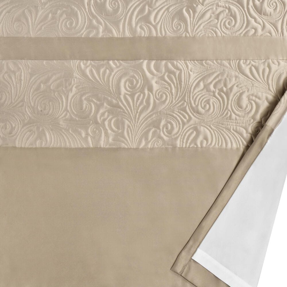 Royal Court Spectra Grommet Window Panel Pair in Taupe, , large
