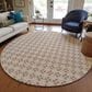 Dalyn Rug Company Marlo 8" Round Taupe Indoor/Outdoor Area Rug, , large