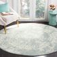 Safavieh Adirondack ADR101T-6R 6" x 6"  Slate/Ivory Round Rug, , large
