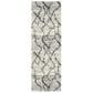 Safavieh Retro RET2144-7990 2"3" x 7" Light Grey and Black Runner, , large