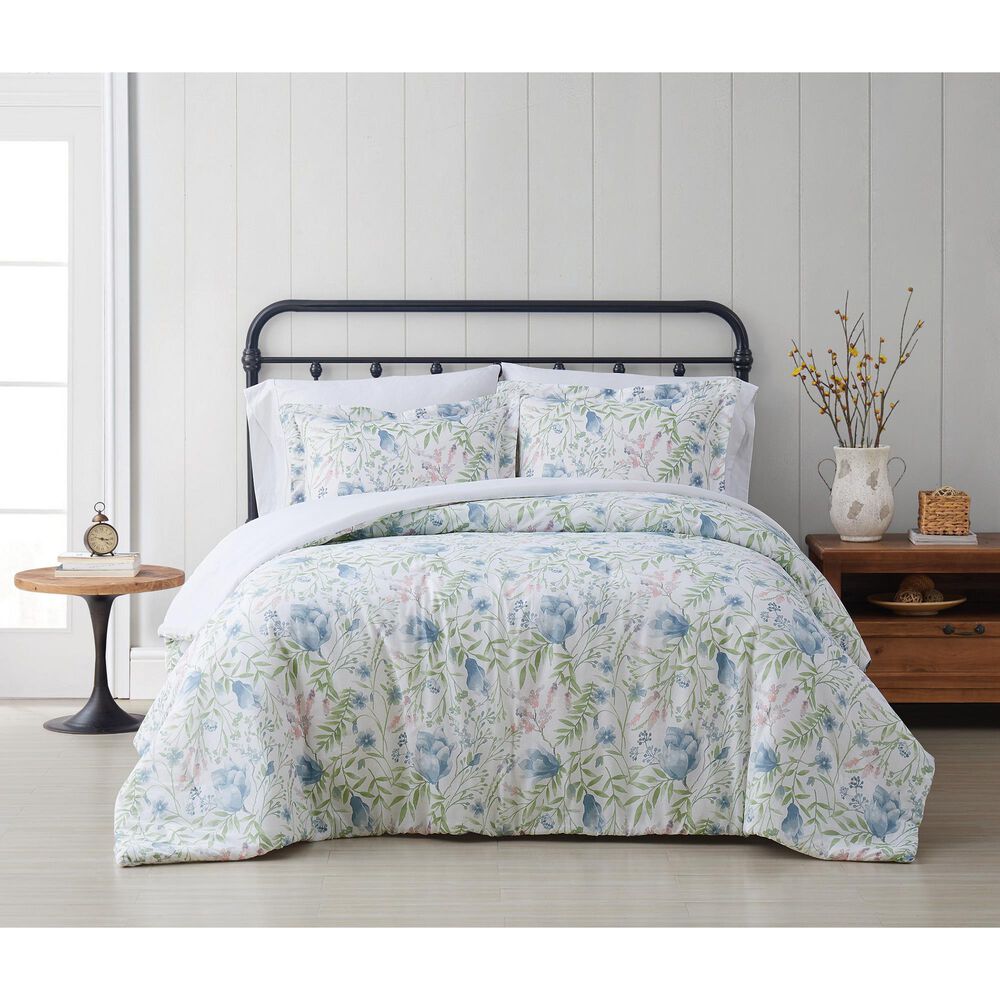 Pem America Cottage Classics Field 3-Piece Full/Queen Quilt Set, , large