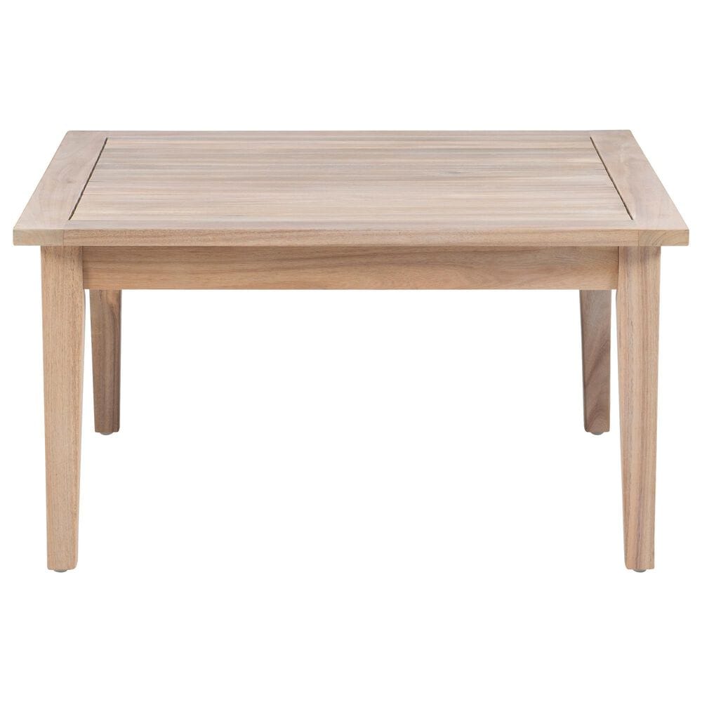 Linon Home Decor Teagon Square Coffee Table in Natural, , large