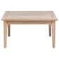 Linon Home Decor Teagon Square Coffee Table in Natural, , large