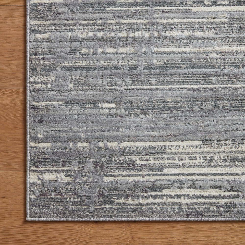 Loloi Arden 2&#39;6&quot; x 4&#39; Grey and Ivory Runner, , large