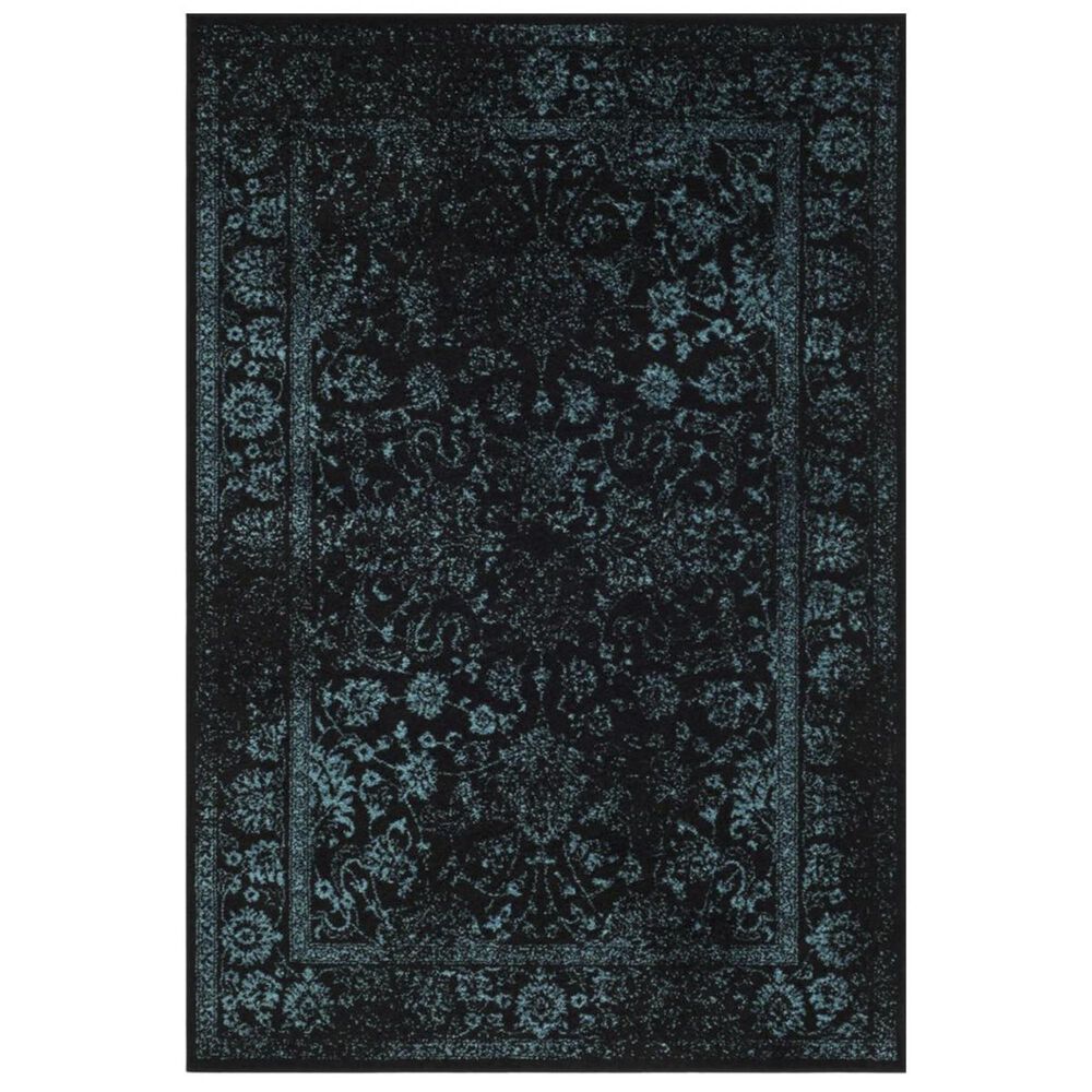 Safavieh Adirondack ADR109K 5&#39;1&quot; x 7&#39;6&quot; Black and Teal Area Rug, , large