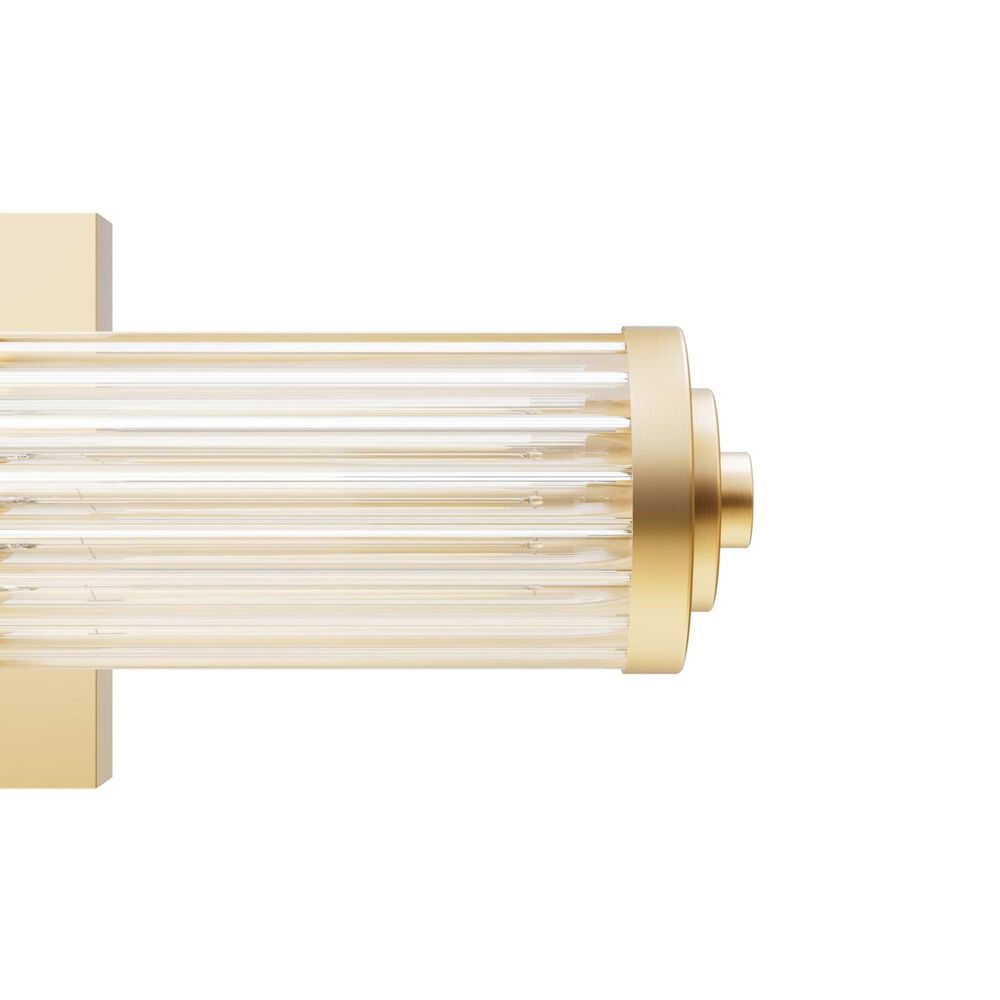 Hunter Holly Grove 18&quot; 2-Light Vanity with Clear Shade in Alturas Gold, , large