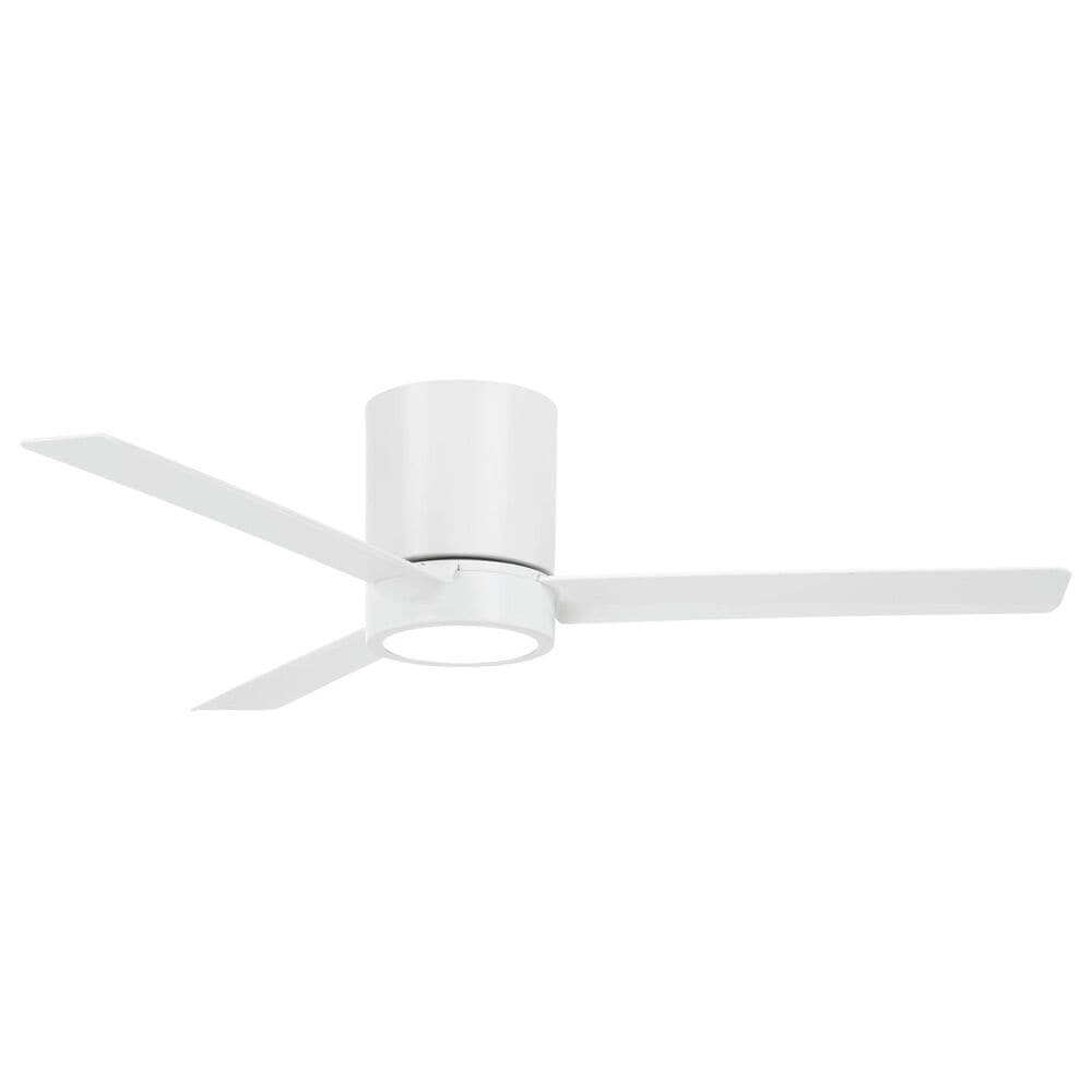 Minka-Aire Roto Flush 52" Ceiling Fan with LED Light in Flat White, , large