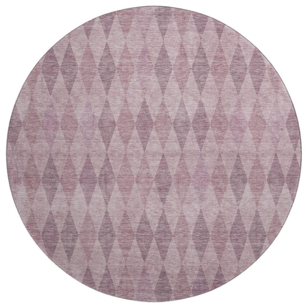Dalyn Rug Company The Reserve TR2 Blush 8" Round Indoor/Outdoor Area Rug, , large