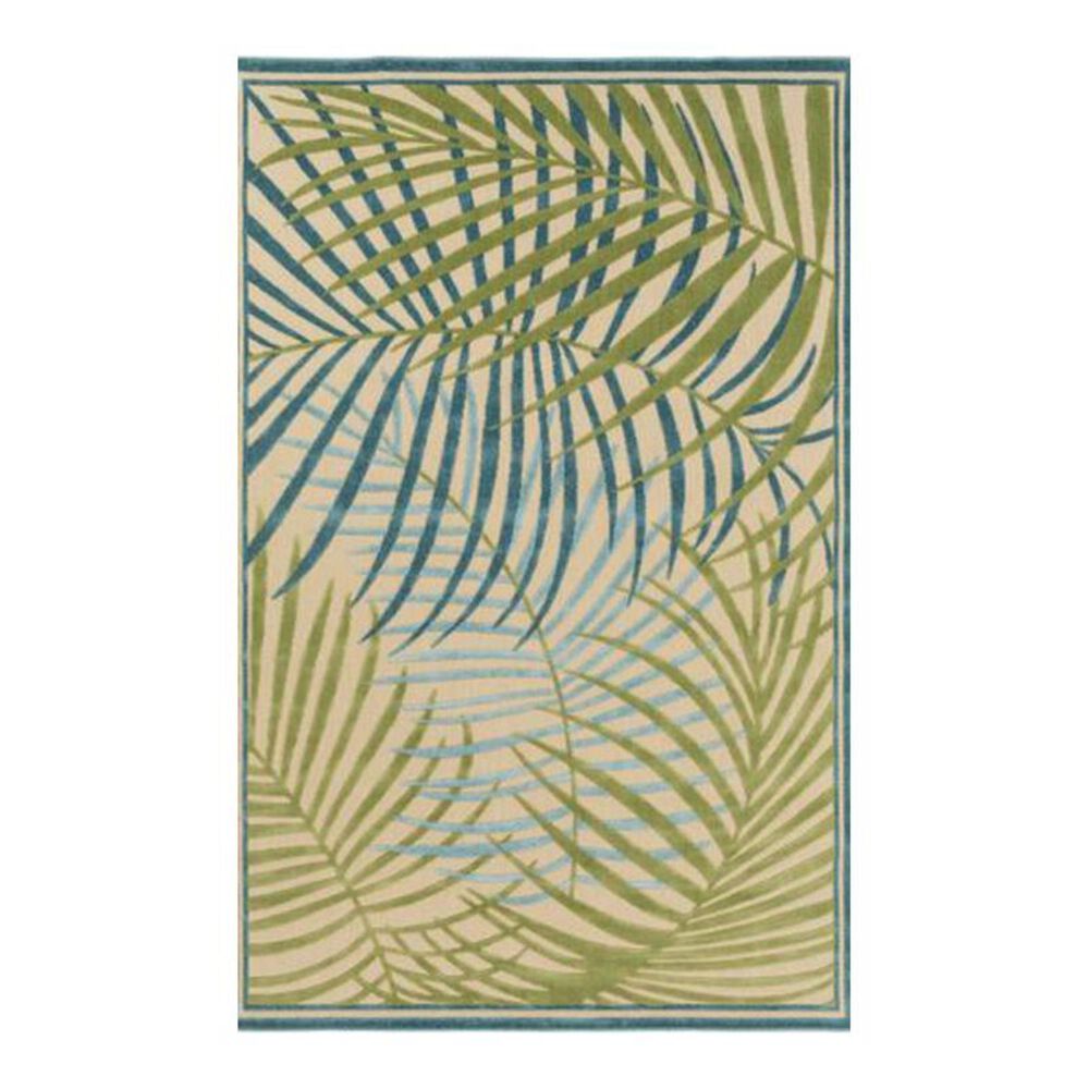 Surya Portera PRT-1064 4"7" x 6"7" Blue/Green/Aqua Area Rug, , large