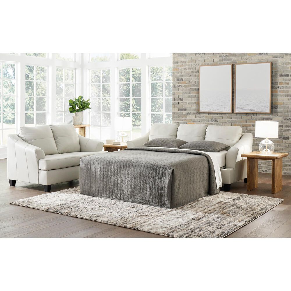 Ashley Genoa Queen Sofa Sleeper in Coconut, , large