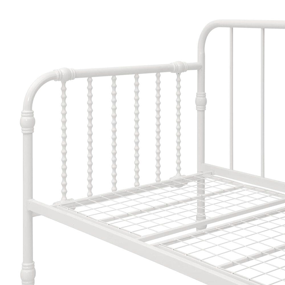 Furniture of America Wren Twin Daybed with Trundle in White, , large
