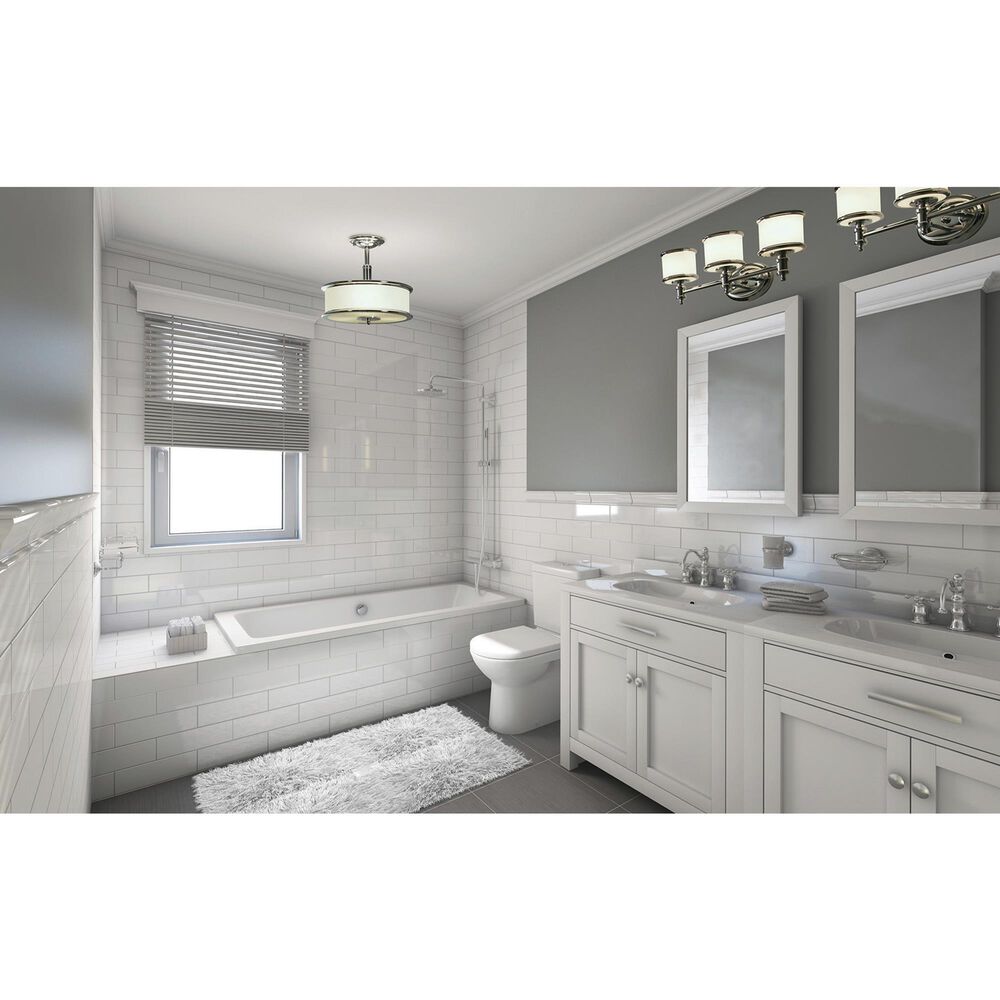Vaxcel Carlisle 2-Light Bathroom Vanity in Chrome, , large