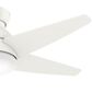 Hunter Isotope 44" Ceiling Fan with LED Light in Fresh White, , large