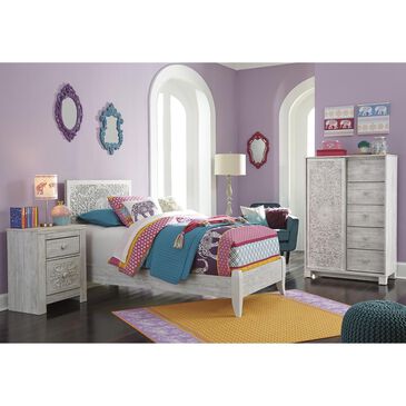 Signature Design by Ashley Paxberry 5 Piece Twin Bedroom Set in White Wash, , large