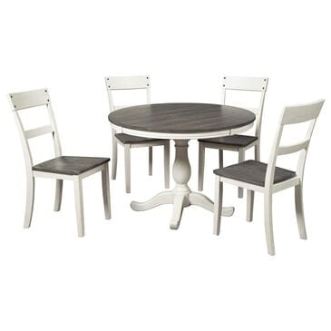 Ashley Nelling 5pc Dining Set in Two-tone, , large