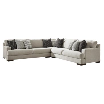 Signature Design by Ashley Artsie 3-Piece L-Shaped Sectional in Ash, , large