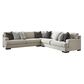 Ashley Artsie 3-Piece L-Shaped Sectional in Ash, , large